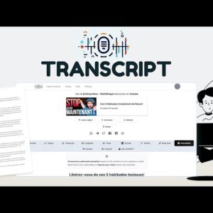 Transcript – Création de textes avec l’IA depuis tes vidéos et audios